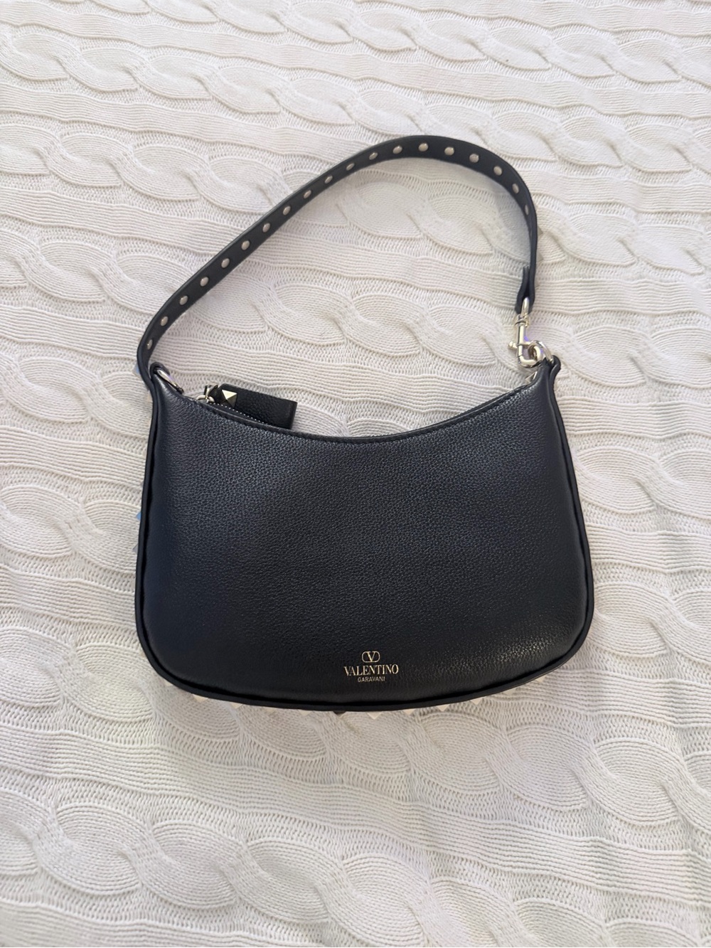 Valentino Garavani Black Mini Hobo